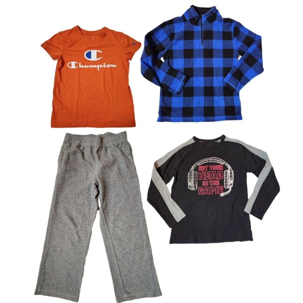 Boys 7/8 Casual Clothing Lot – 4‑Piece Bundle